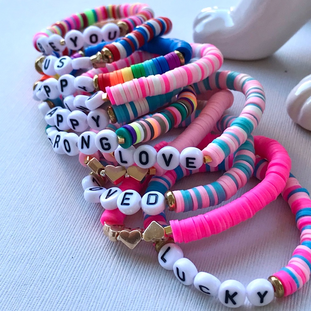 Stack of 3(!) bright bracelets